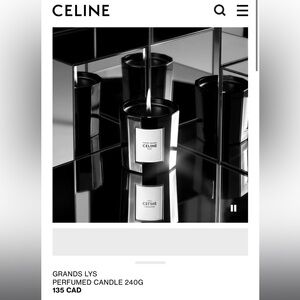 CELINE GRANDS LYS
PERFUMED CANDLE 240G